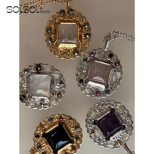 Necklace项链系列 EPISSAGE Kaleido 水晶玛瑙Aura SOLSOL 26新品