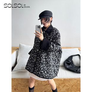 翻领碎花外套 25早秋新品 SOLSOL买手店 设计师品牌 YCH
