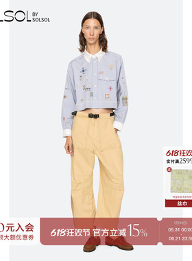 SEA NEW YORK 设计师品牌26春夏新款简约休闲工装长裤 SOLSOL