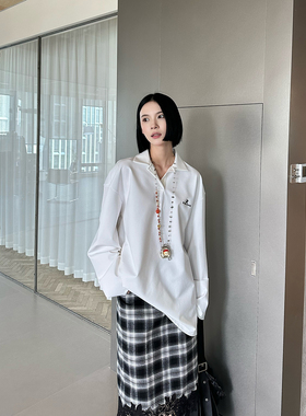 SOLSOLBYSOLSOL ETHOR设计师品牌 24秋冬新款 刺绣polo衫