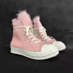 Ro Genuine Leather Horsehair High-Top Casual Shoes for Men, European and American Style, Fashionable and Versatile Height-Increasing Sneakers, Short Boots for Women, Trendy Couple Shoes