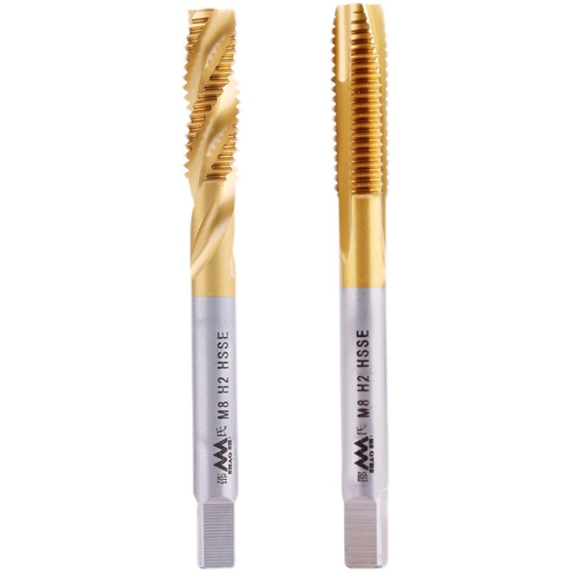 邵氏镀钛含钴先端/螺旋丝锥不锈钢轴承钢M3 M4 M5 M6 M8 M10 加硬