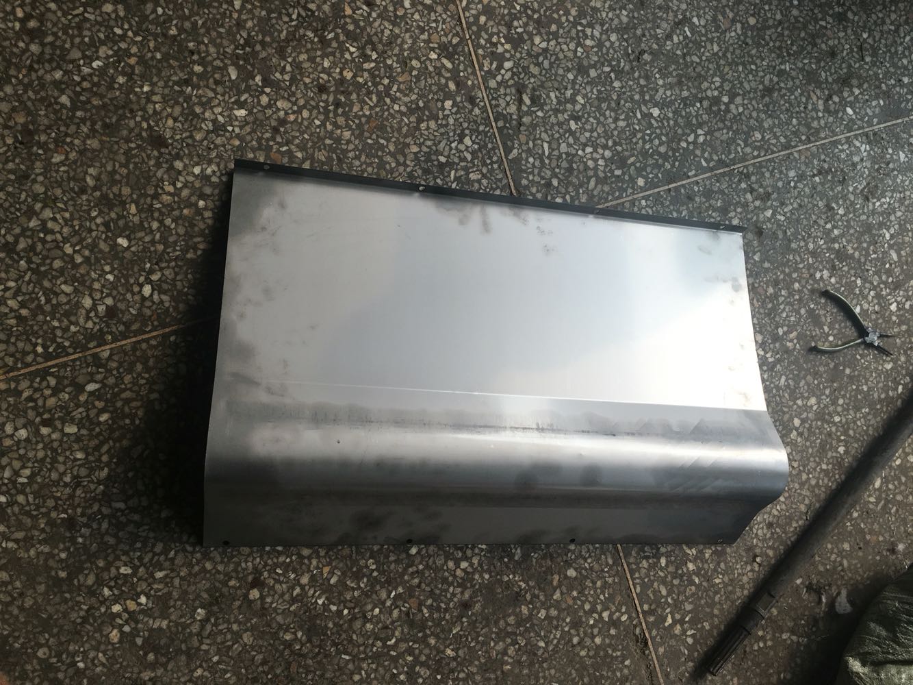 久保田收割机配件688一次绞龙底板不锈钢耐磨型