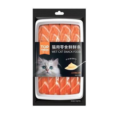 现货速发领先猫条ptrees猫零食补充营养增肥幼猫湿粮罐头非主食无