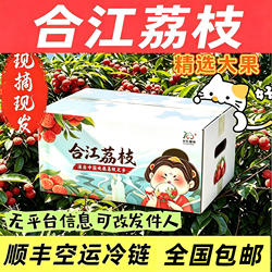 合江推荐高品质荔枝龙眼顺丰空运礼盒装