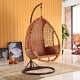 真藤扭大吊篮豪华吊椅阳台室内秋千摇椅躺椅户外单人加大吊床加固