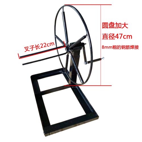 卷管器农用灌溉浇地水带收卷器手摇落地卷管架滴灌V带可拆卸收放