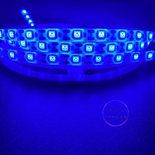 5V高亮蓝光led5050灯带自粘滴胶防水红白紫绿冰蓝单色60灯软灯带
