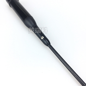 对讲机车载台天线软性NL UV双段高增益猪尾巴苗子电台吸盘天线