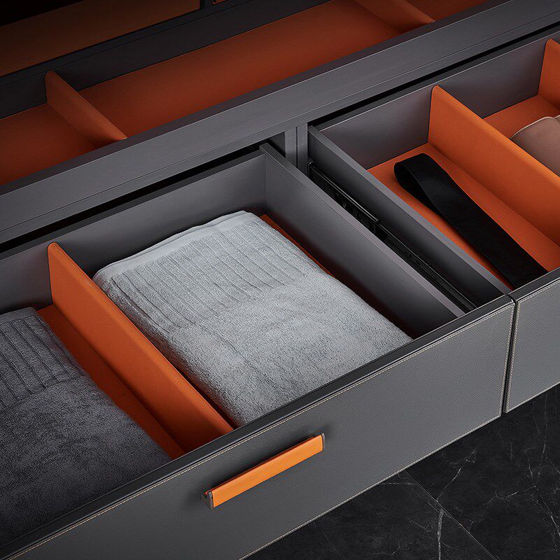 意式轻奢皮革抽屉式拉篮梳妆台衣帽间衣柜高定首饰盒定制五金配件,基础建材,衣柜拉篮,淘宝优惠券,粉丝福利购,淘宝优惠卷