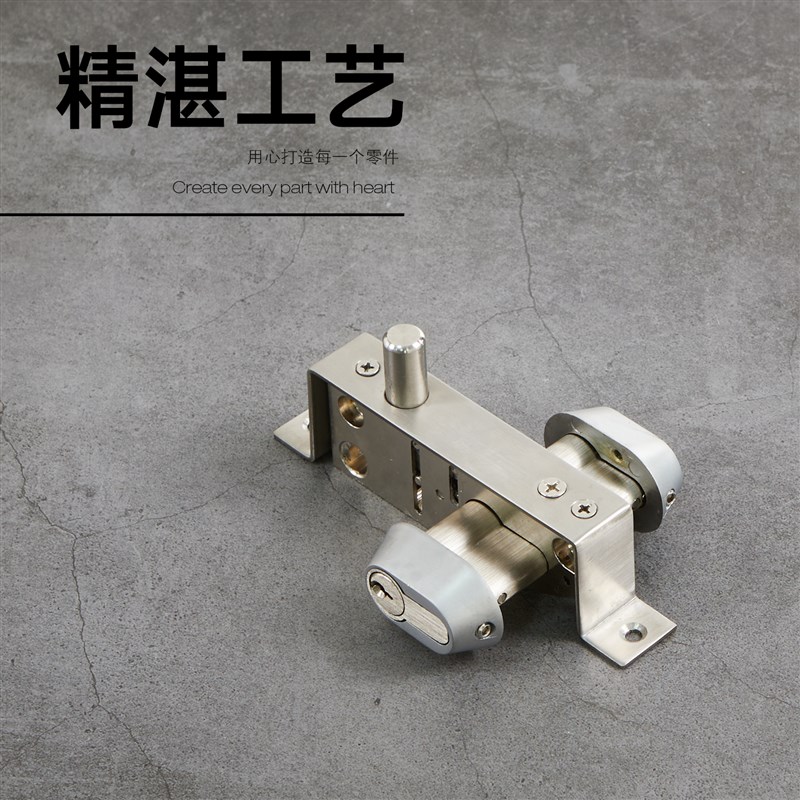 窄框门地锁包框门插销锁有框门中间锁平开铝合金门锁地弹簧玻璃锁