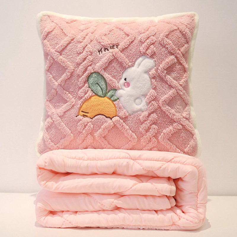 塔芙绒抱枕被子两用办公室女生睡觉枕头被午睡毯子二合一车内靠枕,居家布艺,抱枕被,淘宝优惠券,粉丝福利购,淘宝优惠卷