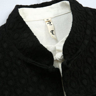 唐装男秋季新品中国风男装复古中式改良盘扣圆点提花外套男国潮