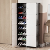 架 塑料防尘带柜门防潮鞋 窄鞋 柜家用门口外楼道小户型简约落地立式