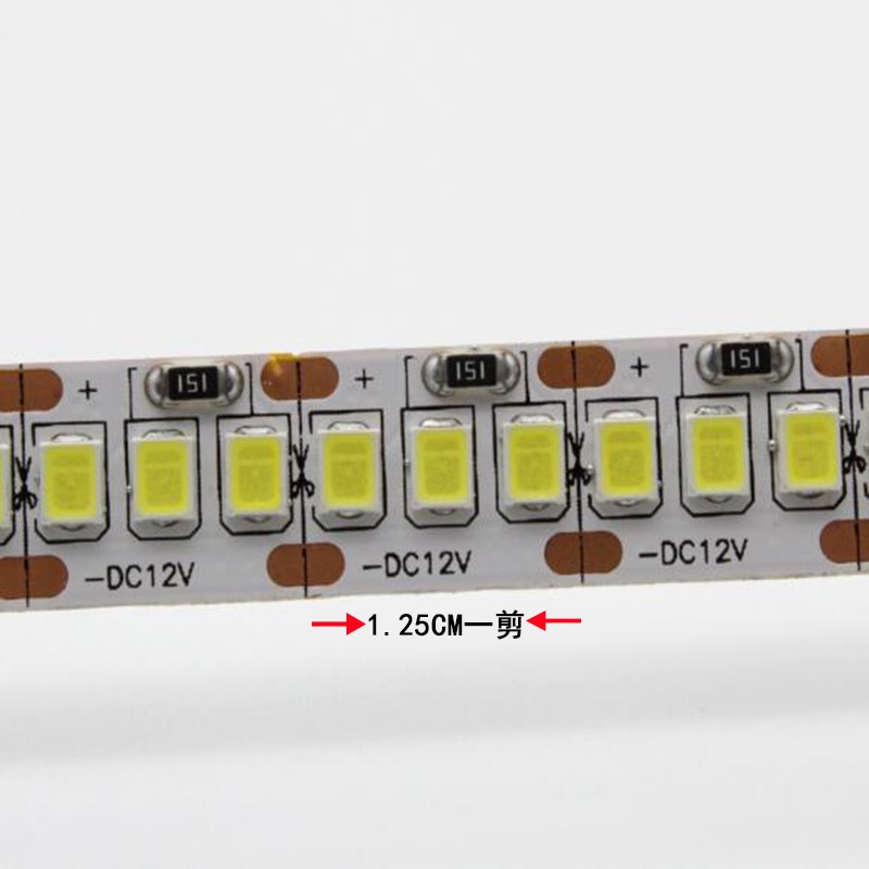 LED12V灯带2835贴片240灯珠软灯带24V高亮户外防水灯条灯箱展柜灯
