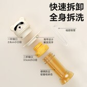 宝宝吸管转换头儿童防呛便携式 喝水神器通幼儿用可拆矿泉水吸管盖