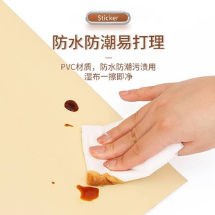 旧衣柜内部内壁专用翻新贴纸自粘整体橱柜子里面防潮防霉家俱垫纸