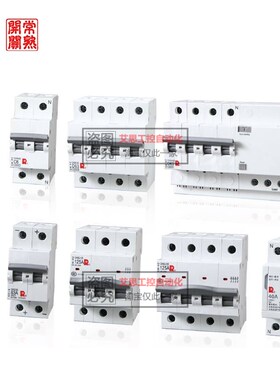 常熟开关厂1P2P小型断路器CH3N-63空开CH3H/C型16A20A25A40A63A安