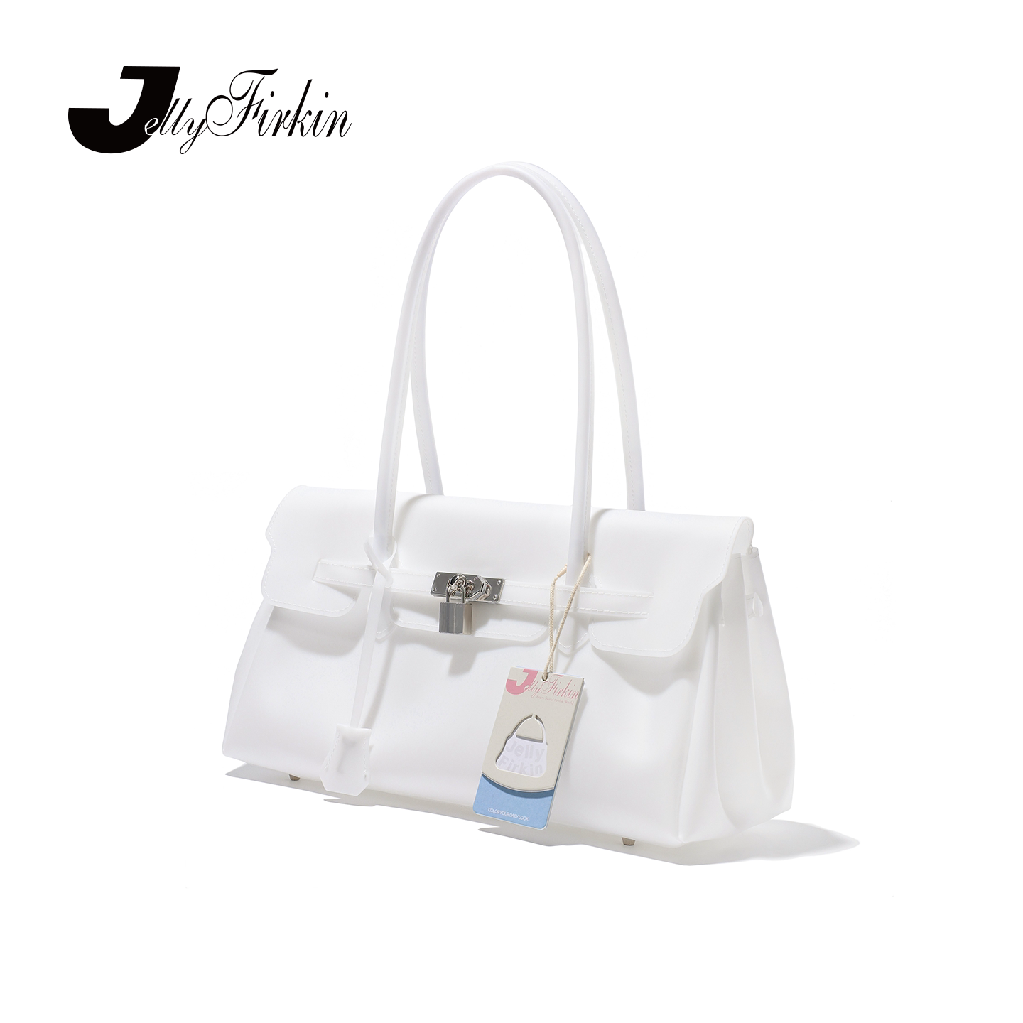 JellyFirkin白色果冻包法棍包