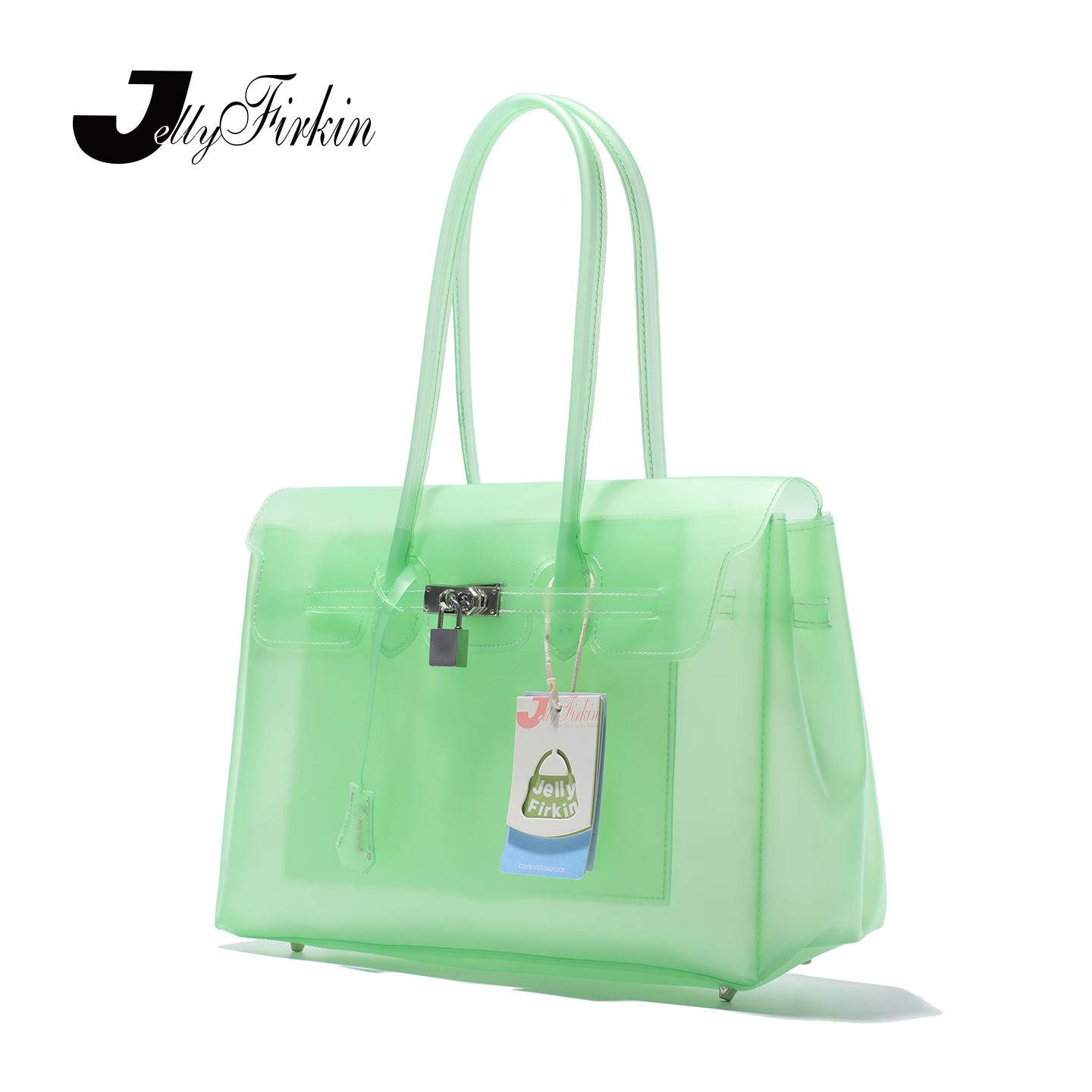JellyFirkin浅绿色果冻包中号