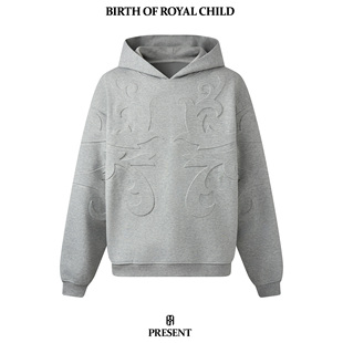 BIRTH ROYAL CHILD 立体雕花卫衣立体压印 BORC 官方正品