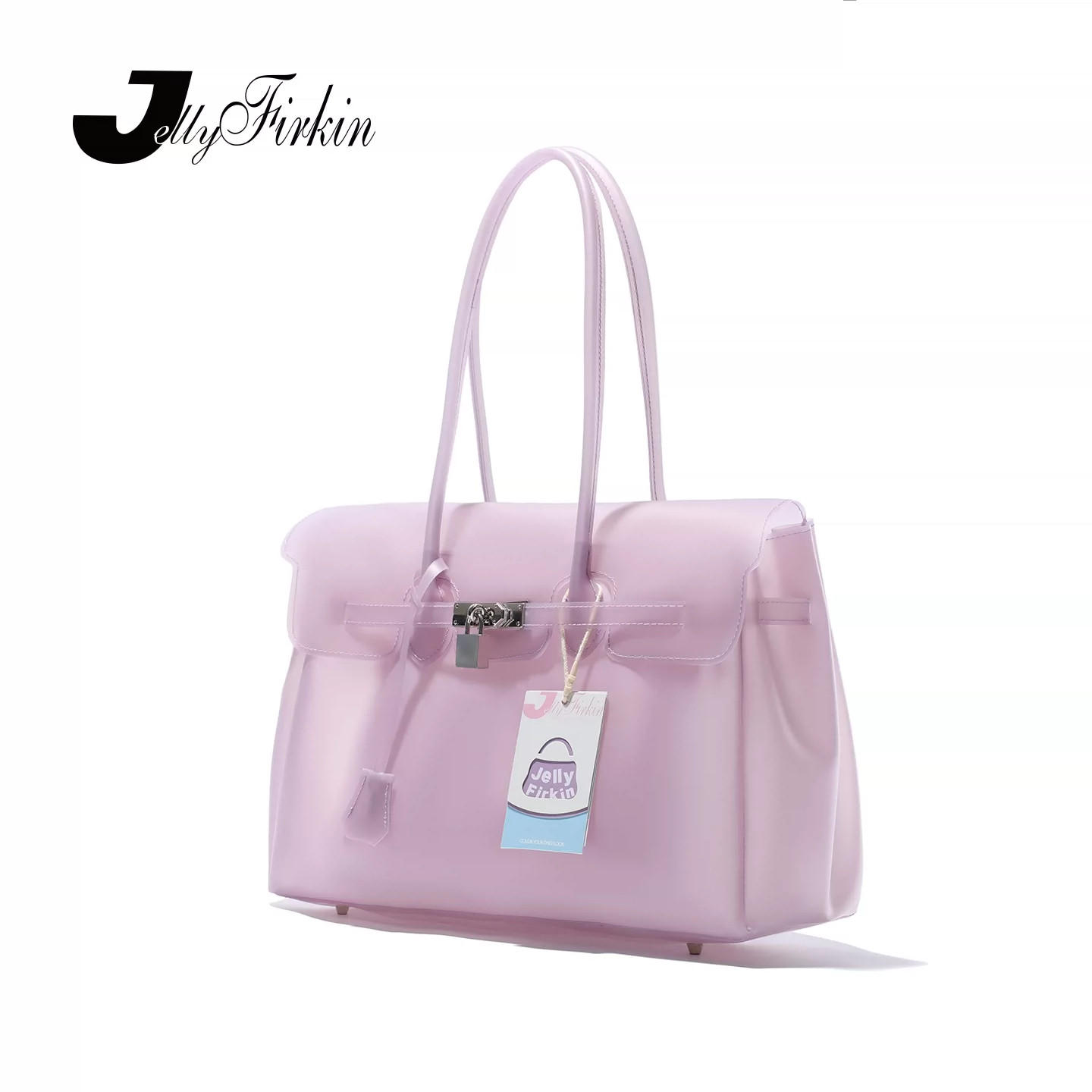 Jelly Firkin中号 Firkin Bag 浅紫色 果冻包 手提包 腋下包