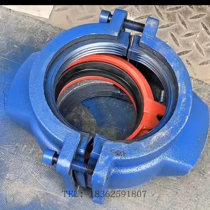 沟槽钢卡漏水补漏器物业消防管压槽哈夫节抢修器刚卡快速接头