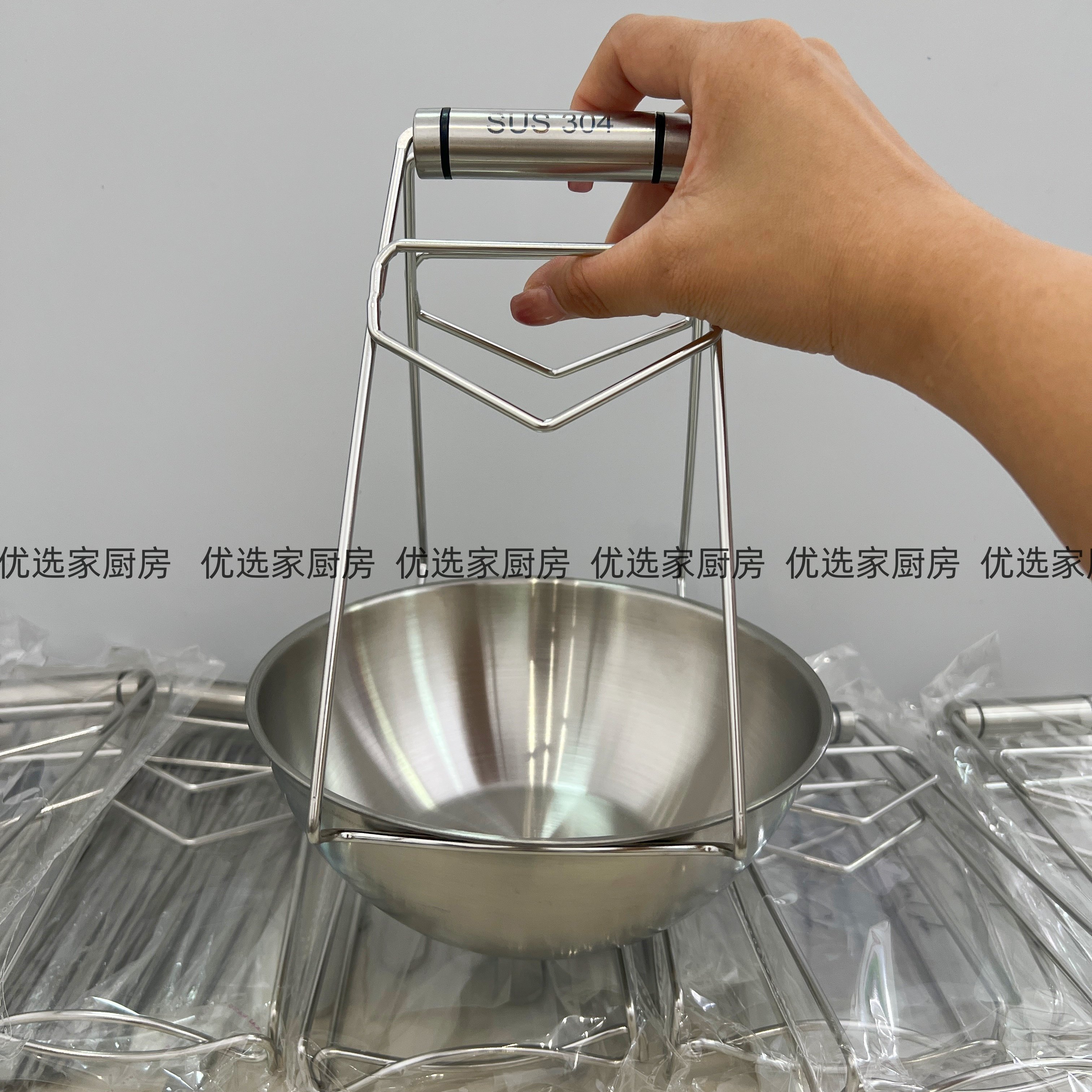 优选家厨房304不锈钢花梨木防烫夹家用加厚厨房夹碗器砂锅碗,厨房/烹饪用具,厨用取碗/盘夹,淘宝优惠券,粉丝福利购,淘宝优惠卷