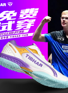 挺拔TIBHAR乒乓球鞋子女款专业鞋高级乒乓球鞋夏季透气运动鞋男鞋