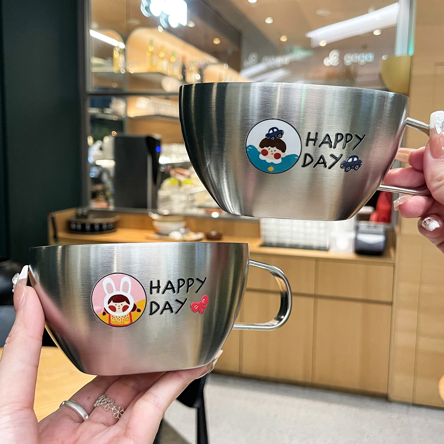 【原创可爱】316不锈钢儿童碗防烫儿童碗婴儿辅食吃饭专用碗餐具