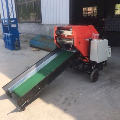 青贮饲料粉碎捡拾机 圆捆青储打包机 全自动打捆包膜一体机