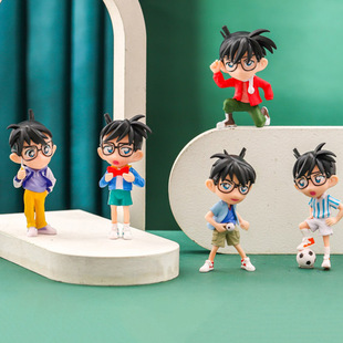 7代新柯南5款袋装手版模型动漫现货车载摆件送礼钥匙扣收藏摆摊