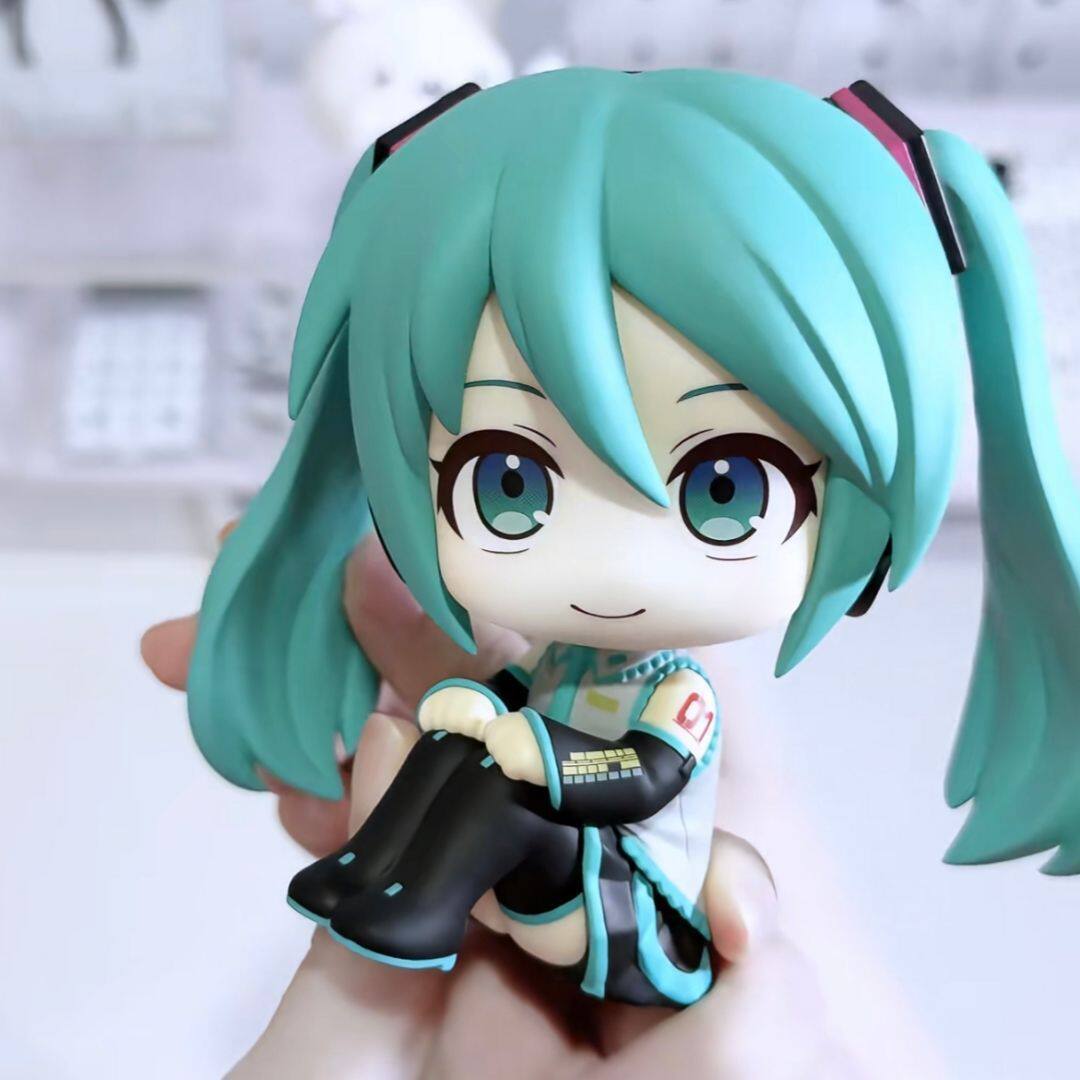 初音未来Q版手办可爱桌面摆件图片