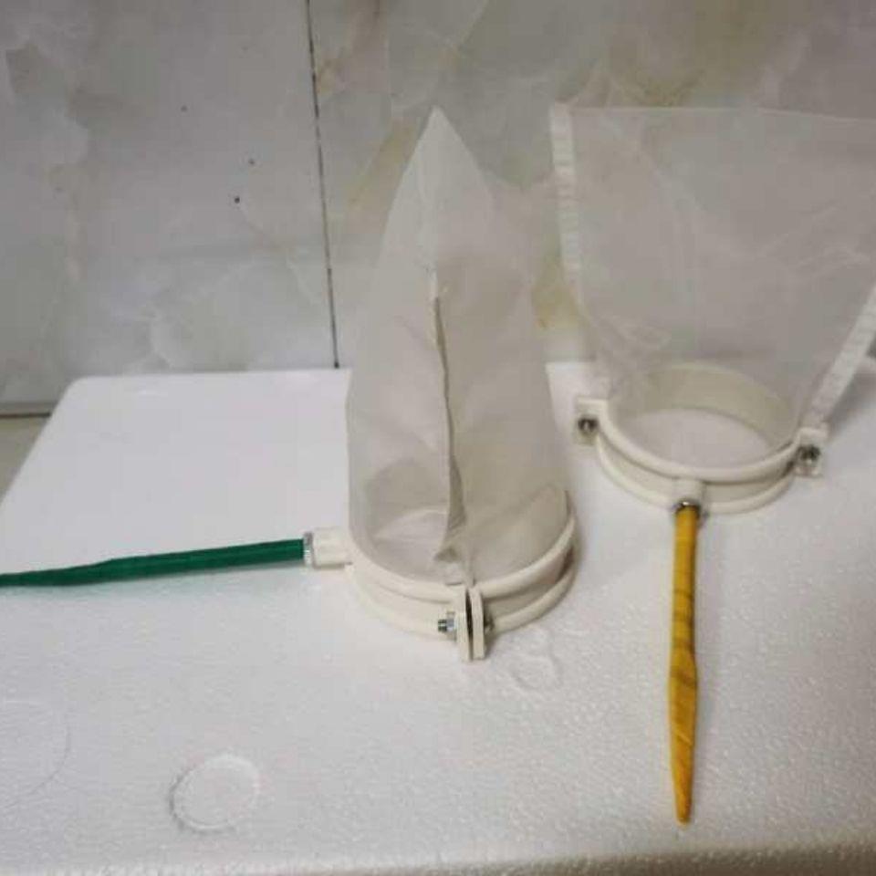水族创意可孵化丰年虾大红卵超细卵手持分离过滤网分离器收集器网