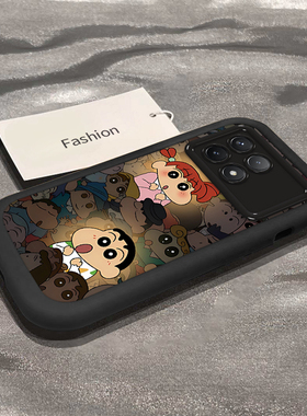 适用红米K70PRO手机壳发光小新k70e女新款可爱k60创意时尚K50至尊版外壳k40s硅胶防摔Pro情侣款por超薄保护套