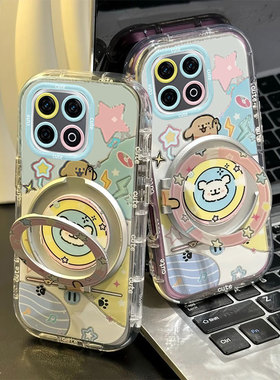 适用iQOO13手机壳12Pro音乐小狗11S可爱卡通icoo爱酷neo10创意支架Z9turbo女新款Z8X全包防摔neo7/6不会撞壳