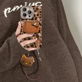 适用苹果14Promax手机壳15Plus挂绳公仔16Pro全包防摔iPhone17保护套13高级感12轻奢风11时尚 7秋冬女款 爆款