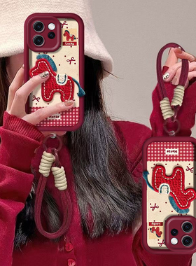 适用OPPOReno15手机壳Reno14小马贴件13Pro创意12公仔11挂绳10保护套女reno9/8全包硅胶防摔7/6高级感新年款