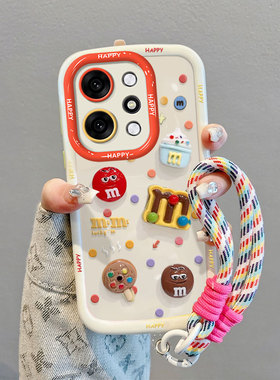 适用OPPOReno14手机壳Reno13棒棒糖M豆12/11新款10Pro+全包防摔reno9透明软壳8Pro个性创意7se公仔挂绳保护套