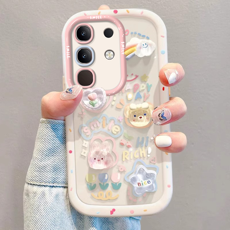 适用vivo新款可爱卡通创意保护套