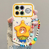 适用红米K90Promax手机壳K80Pro星星人支架K70E高级感女K60至尊版 K50全包硅胶防摔K40保护套k30可爱卡通创意