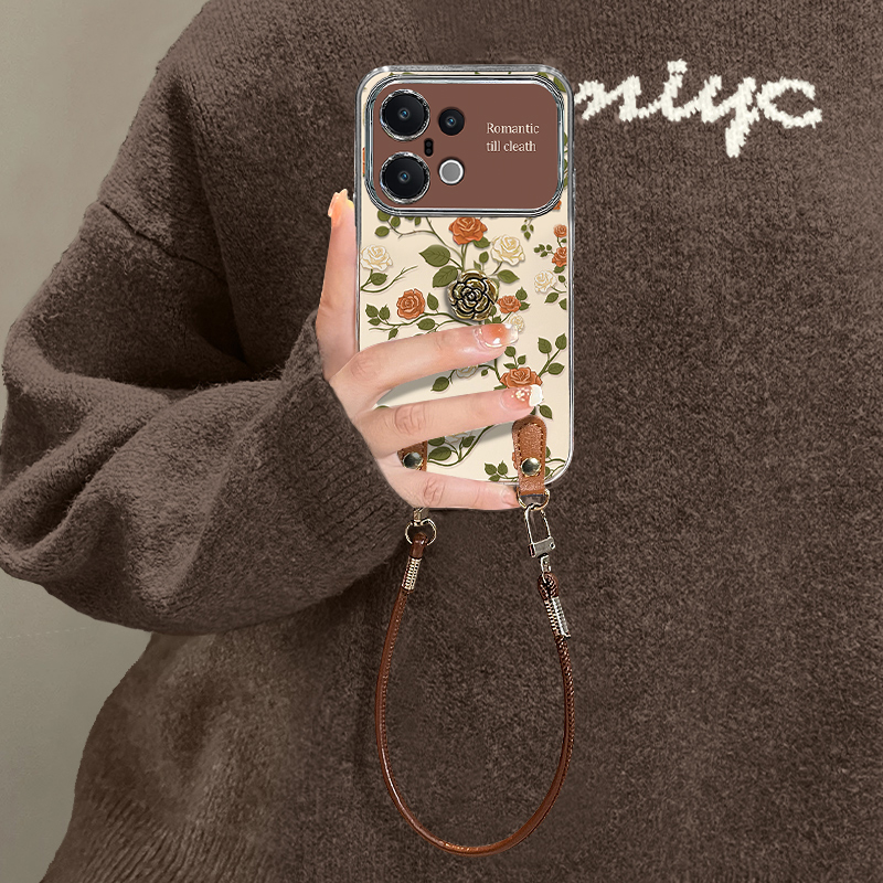 适用vivo新款高级感复古风保护套