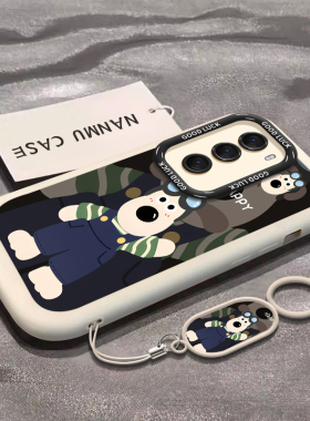 opporeno12手机壳rone11挥手掌门狗10Pro新款高级感9/8硅胶7se全包reno6情侣5G防摔oppo可爱卡通findx7保护套