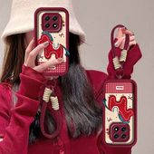 radmi女款 适用红米note15手机壳14ProPlus小马贴件13Pro 创意公仔挂绳12Turbo全包硅胶防摔11高级感10新年款