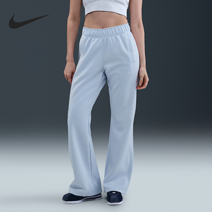 Nike/耐克正品2025秋季款女士松紧腰针织直筒长裤HJ1017-423