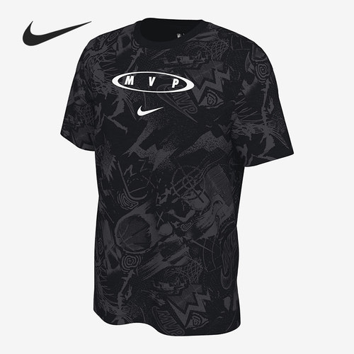 Nike/耐克正品男士满印休闲时尚宽松圆领短袖T恤DH3769-010