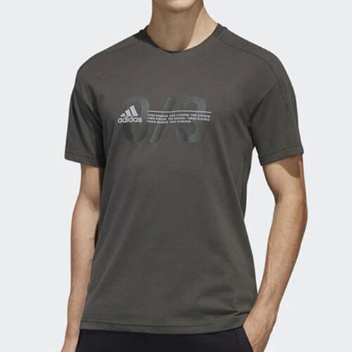 Adidas/阿迪达斯正品夏季男子运动跑步透气休闲短袖EH3730
