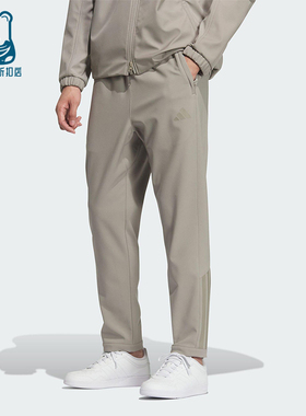Adidas/阿迪达斯正品2025冬季款男士日常松紧腰修身长裤KQ8527