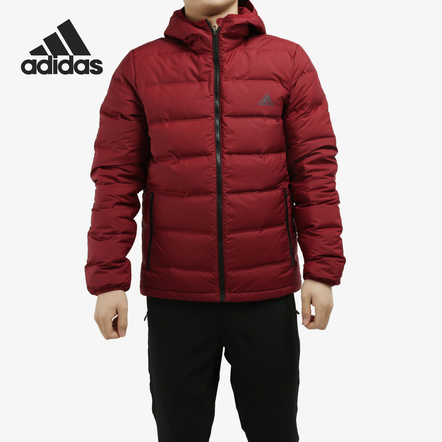Adidas/阿迪达斯正品男子可折叠收纳冬季户外羽绒服 DZ1426