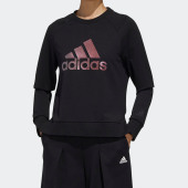 SWT Adidas 新款 当季 BOS女子圆领运动卫衣FM9296 阿迪达斯正品